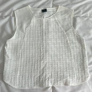 Zara S white tank top